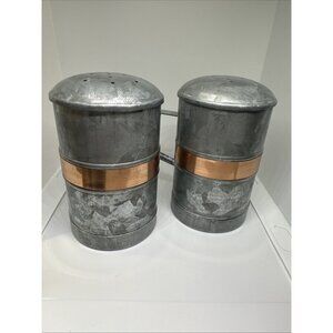 GALVANIZED & COPPER SALT & PEPPER SHAKERS *NEW*